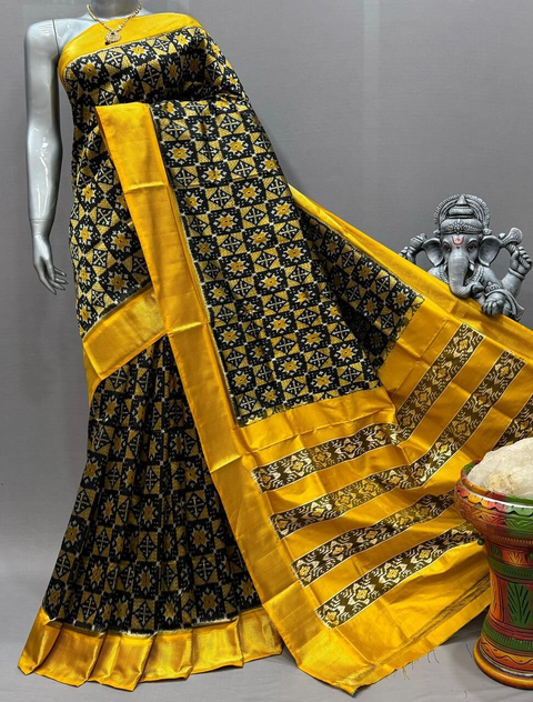 PSNTIDSS4O25NDCC48- Ikat silk saree