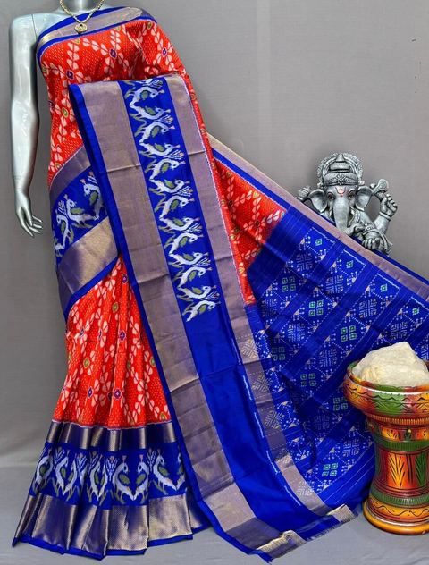 PSNTIDSS4V22NDDC20- Ikat silk saree