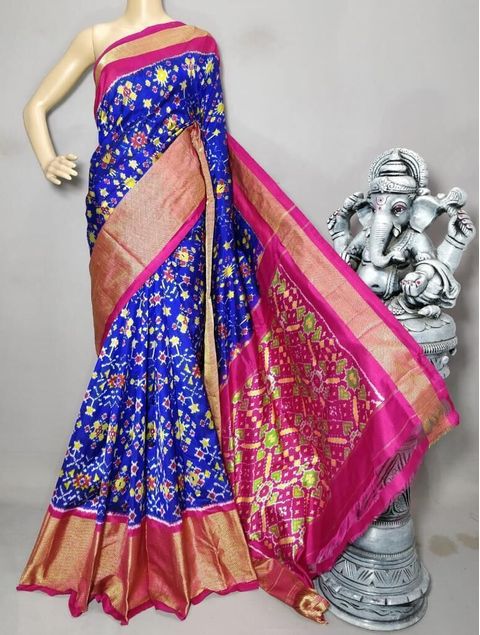 PSTHIDSS4V21NCCD27- Ikat silk saree