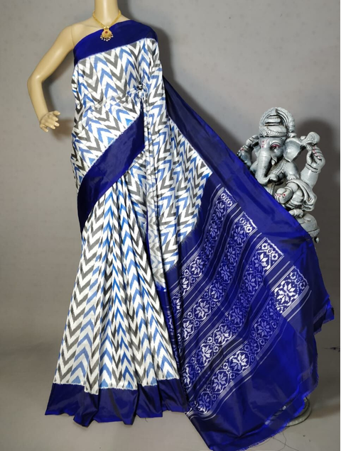 PRIHIDSS4S23BSDD20- Ikat silk saree