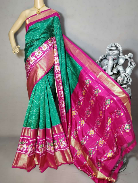 PRIHIDSS4D13NCDD10- Ikat silk saree