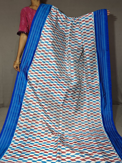 PGMRIDSS4L01TCDC17- Ikat silk saree