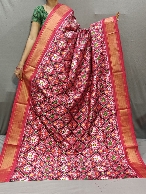 PGMRIDSS4G06NDDC02- Ikat silk saree