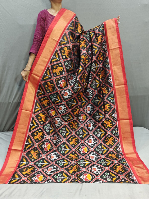 PGMRIDSS4G06NDDC08- Ikat silk saree