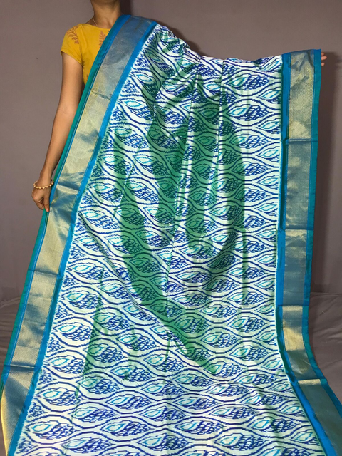 PGMRIDSS4G06NDDC09- Ikat silk saree