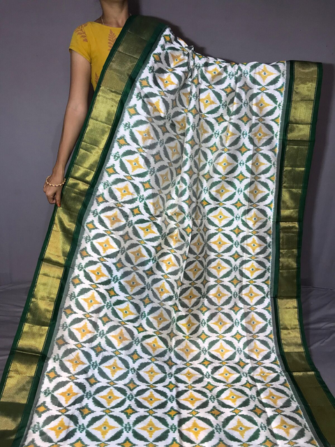 PGMRIDSS4G06NDDC15- Ikat silk saree