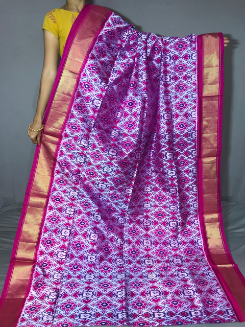 PGMRIDSS4G06NDDC17- Ikat silk saree