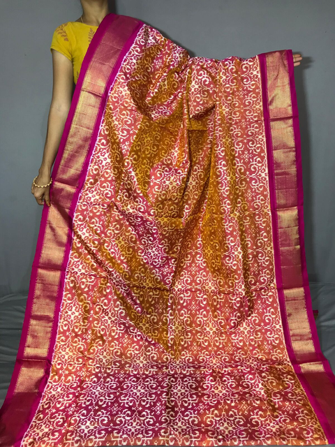 PGMRIDSS4G06NDDC20- Ikat silk saree