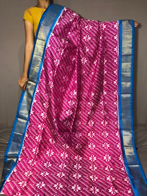 PGMRIDSS4G06NDDC36- Ikat silk saree