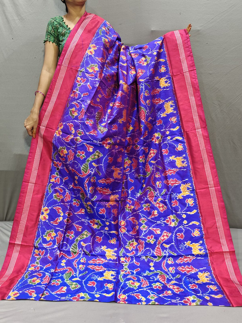 PGMRIDSS4G06NDDC39- Ikat silk saree