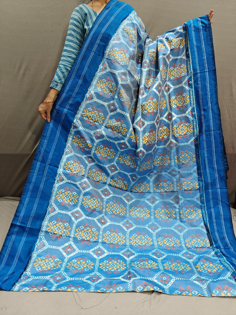 PGMRIDSS4G08BDCD04- Ikat silk saree