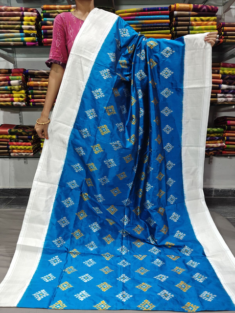 PGMRIDSS4G08BDCD26- Ikat silk saree