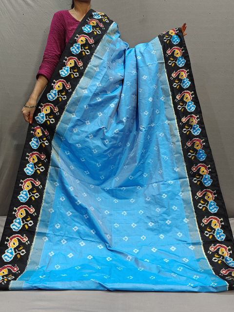 PGMRIDSS4G08BDCD45- Ikat silk saree