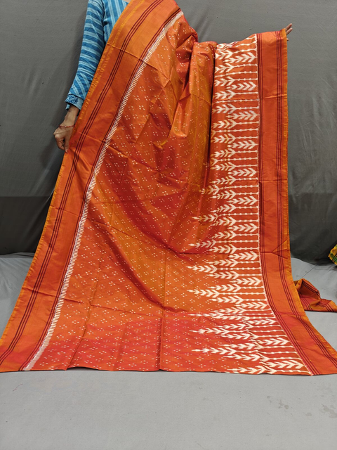 PGMRIDSS4G08BDCD68- Ikat silk saree