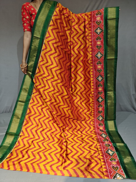 PGMRIDSS4G12BDCD17- Ikat silk saree