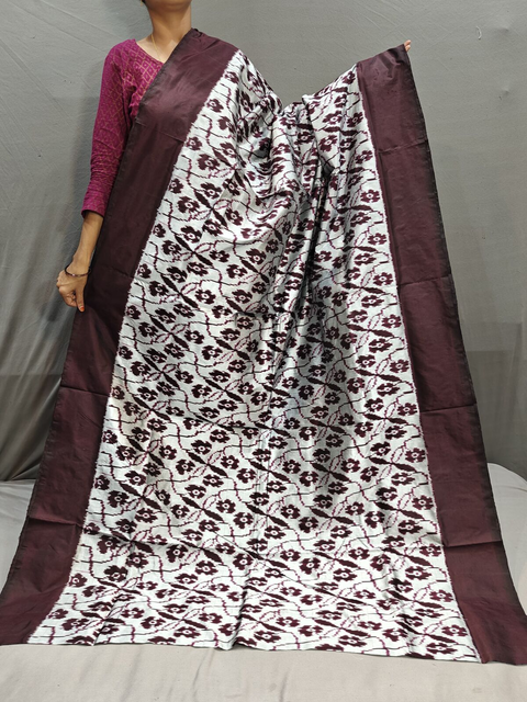 PGMRIDSS4G14NCDC24- Ikat silk saree