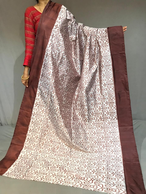 PGMRIDSS4G14NCDC31- Ikat silk saree