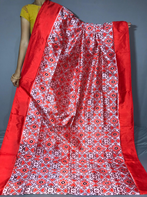 PGMRIDSS4G14NCDC36- Ikat silk saree