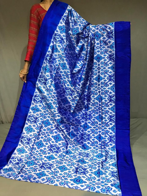 PGMRIDSS4G14NCDC42- Ikat silk saree