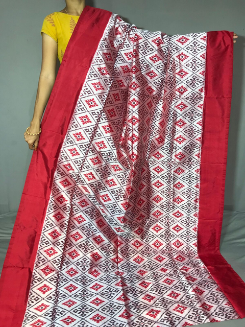 PGMRIDSS4G14NCDC43- Ikat silk saree