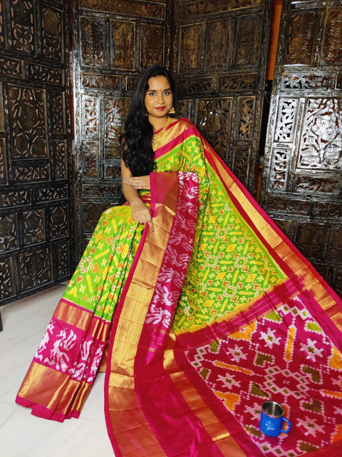 PSASIDSS4G14BXDC21- Ikat silk saree