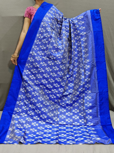 PGMRILWS4S20SZCD01- light weight Ikat silk saree