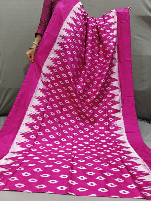 PGMRILWS4S20SZCD23- light weight Ikat silk saree