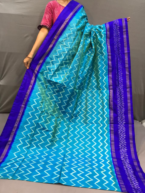 PGMRILWS4S20XCDC01- light weight Ikat silk saree