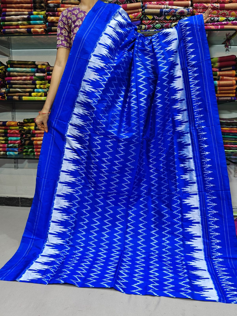 PGMRILWS4S20XCDC07- light weight Ikat silk saree