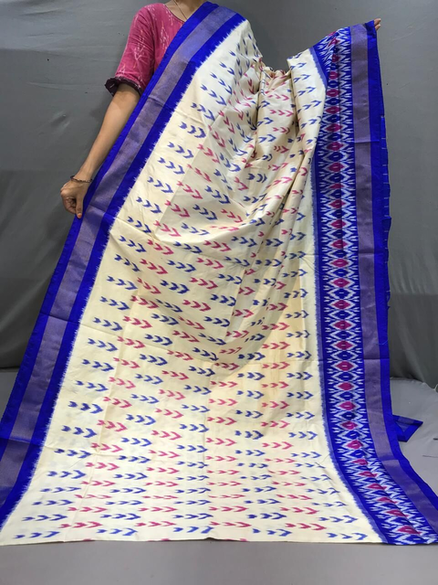 PGMRILWS4S20XCDC18- light weight Ikat silk saree