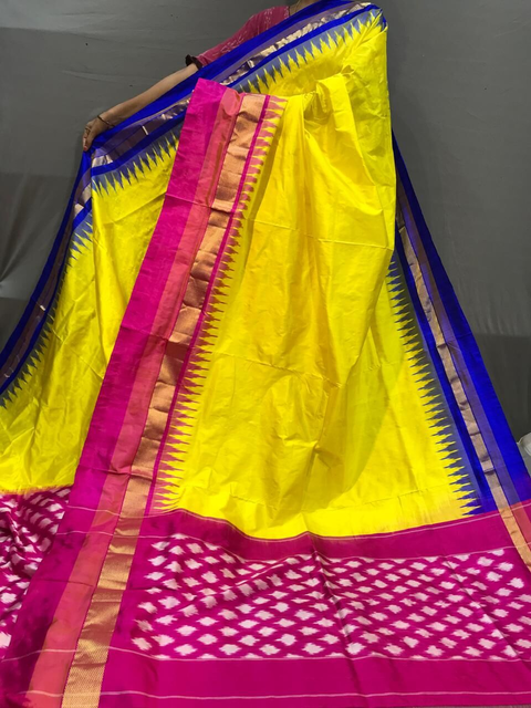 PGMRILWS4S20XCDC19- light weight Ikat silk saree