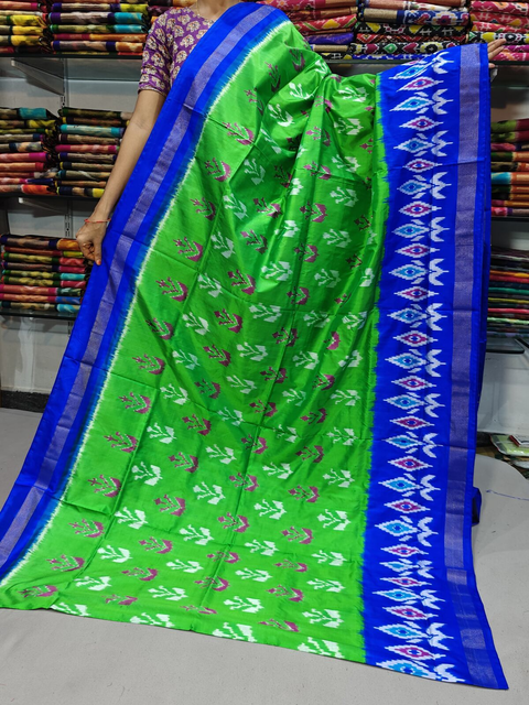 PGMRILWS4S20XCDC35- light weight Ikat silk saree