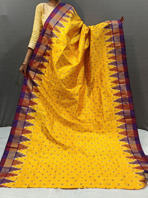 PGMRILWS4S20XCDC36- light weight Ikat silk saree