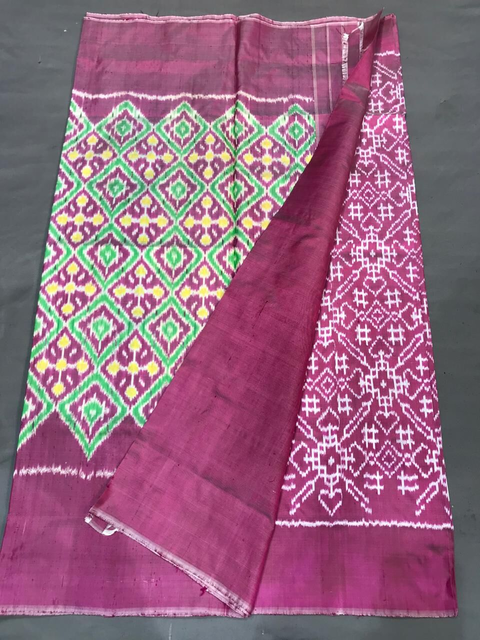 PGMRILWS4S20XCDC38- light weight Ikat silk saree