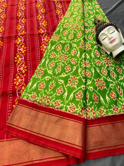 PSDHIDSS4S20BDCC02- Ikat silk saree