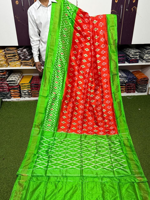 PSRGILWS4S20XDCD04- light weight Ikat silk saree