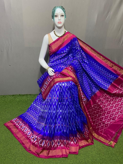 PSRGILWS4S20XDCD15- light weight Ikat silk saree