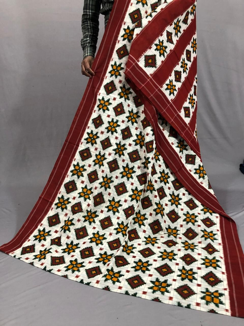 PSSIICTS4S19SBDC02- Ikat cotton saree