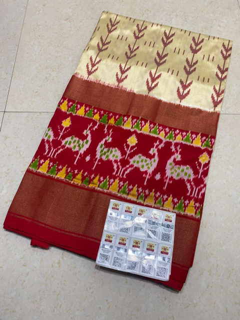 PPHSIDSS4S23BDDC08- Ikat silk saree