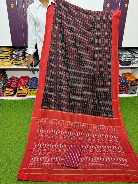 PSRGISCS4S24IFCD22- Ikat Sico saree