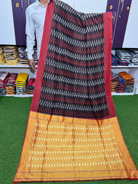 PSRGISCS4S24IFCD36- Ikat Sico saree