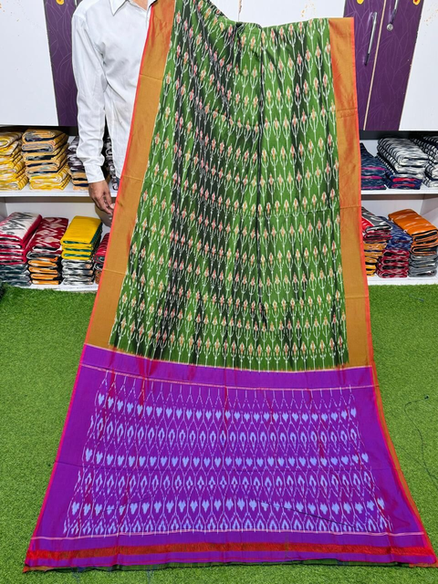 PSRGISCS4S24IFCD43- Ikat Sico saree