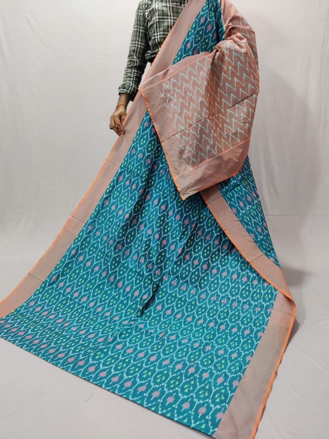 PSSIICTS4S22IEDC13- Ikat Sico saree