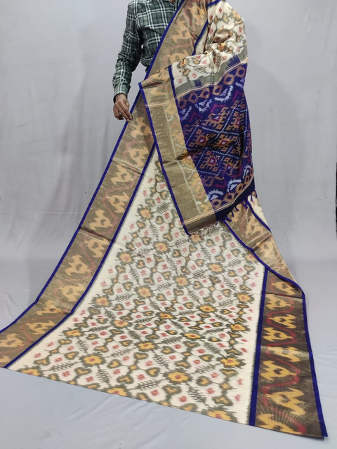 PSSIISCS4S24EZSD05- Ikat Sico saree