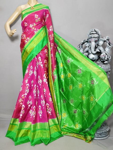 PRIHIDSS4S25TSDC15- Ikat silk saree