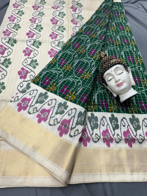 PSDHIDSS4S25NZDD14- Ikat silk saree