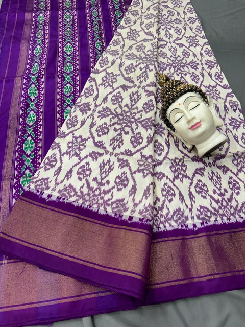 PSDHIDSS4S25NZDD15- Ikat silk saree