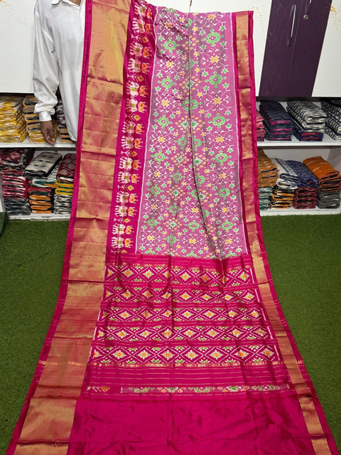 PSRGIDSS4S25BSDD31- Ikat silk saree