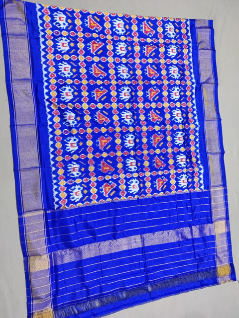 PSSIISDP4S25ECCD24- Ikat silk dupatta