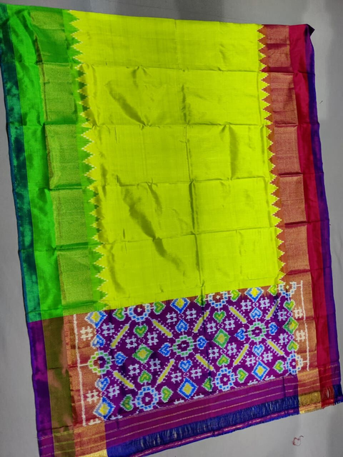 PSSIISDP4S25ECCD31- Ikat silk dupatta